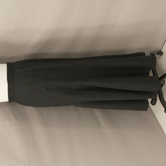 Vintage Wool Skirt Charcoal Gray Long Midi Short Maxi Gored 10 12 SeeMeasurement - Picture 2 of 8